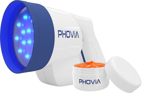 Phovia LED lamp and gel